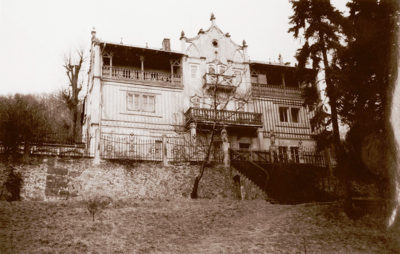 Ansicht Villa am Jägerberg von der Gartenseite, 1962