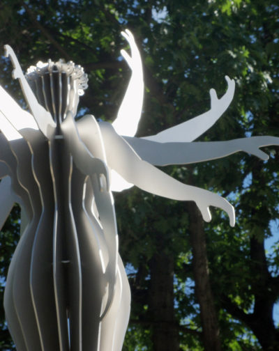 Detail der Skulptur